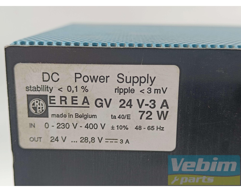 EREA - DC Power Supply Unit - GV 24V-3A - 2