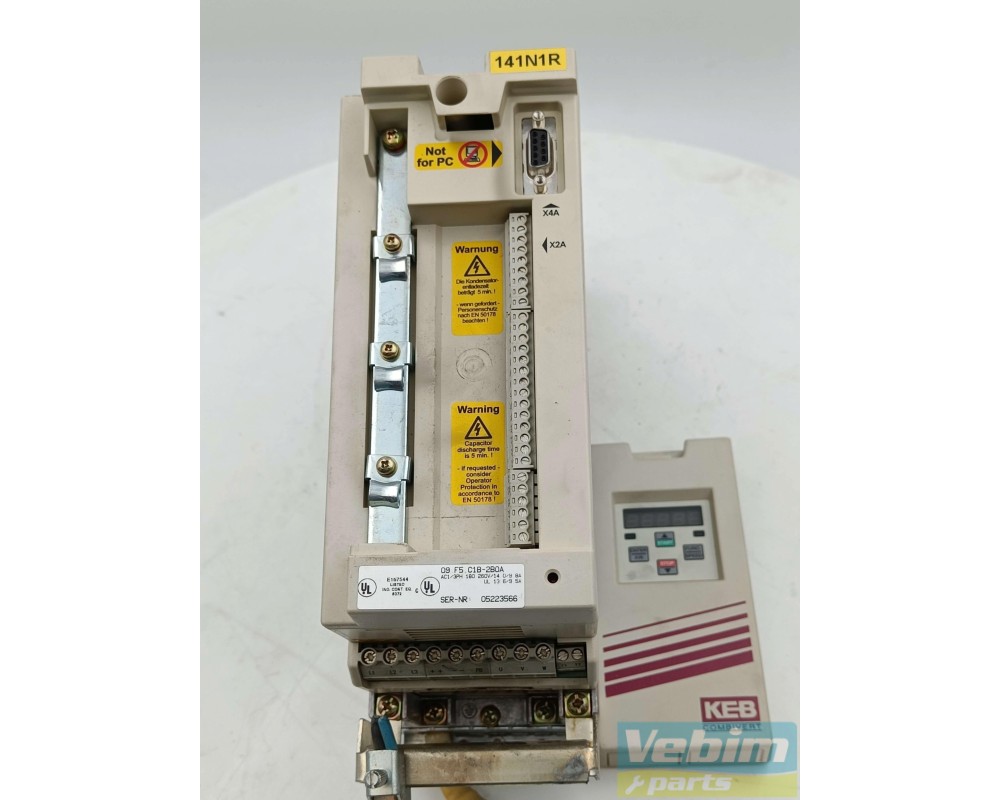 KEB Combivert F5 Frequency Control - 3 Phases 2.8kVA - 4