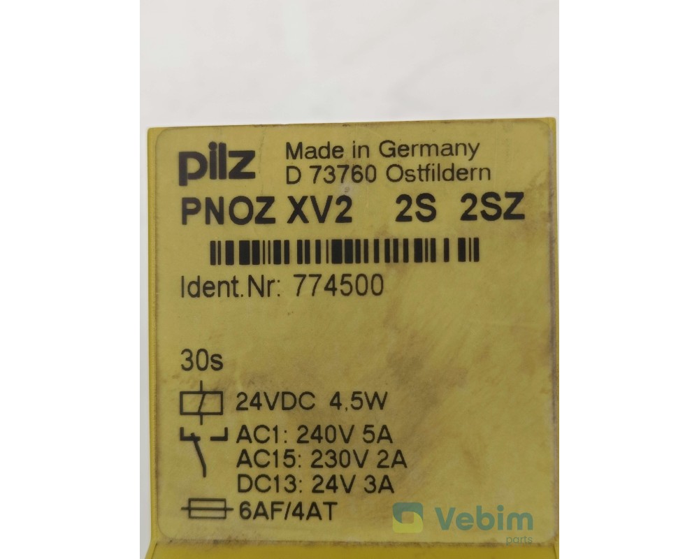 Safety relay Pilz PNOZ X2V 2S 2SZ - Parts