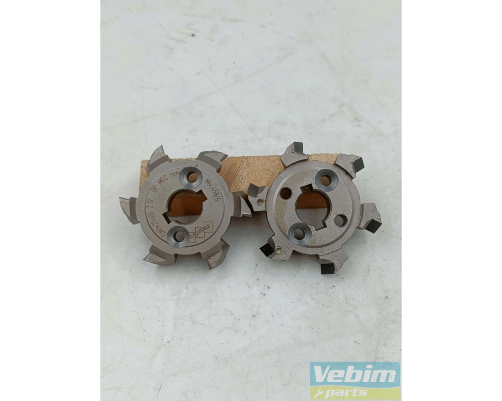 Set of adjustable DIA joint cutters D80 W25 Z12 - 3