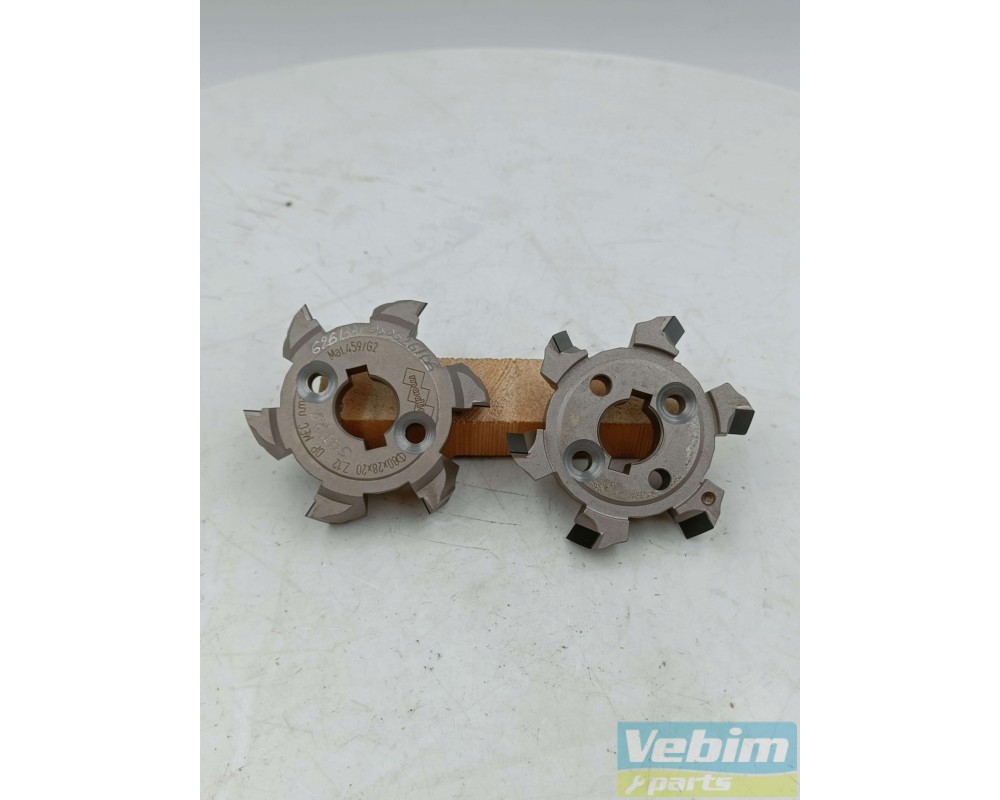 Set of adjustable DIA joint cutters D80 W28 Z12 - 4
