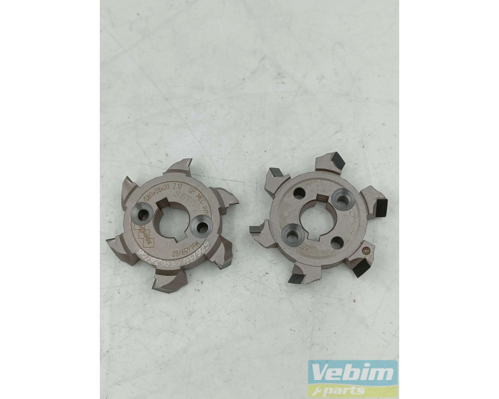 Set of adjustable DIA joint cutters D80 W28 Z12 - 2