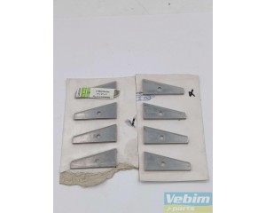 Set of interchangeable blades for scrapers 55 x 25 x 3 - 1