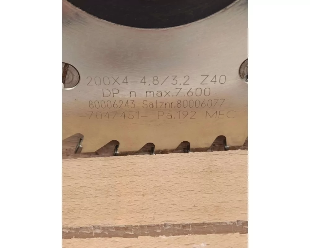 LEUCO lame insiseuse DP Ø200x4-4,8/3,2x60 Z40 - Lames de scie circulaire