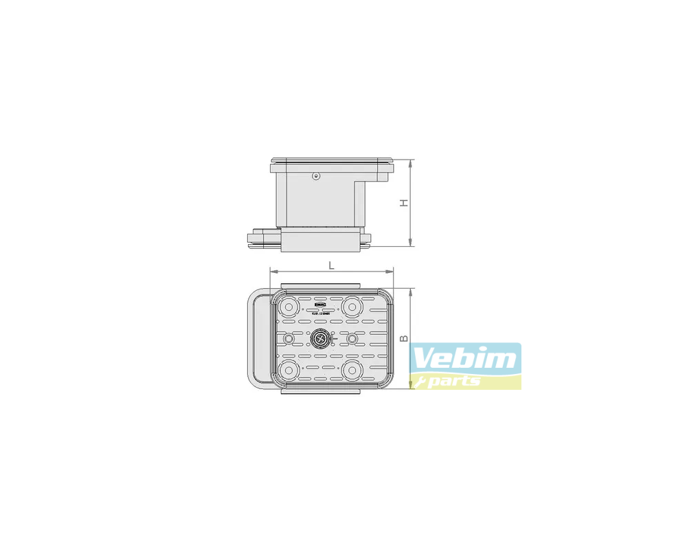 Vacuum cup VCBL-K2 140x115x50 - - Bewerkingscenter CNC