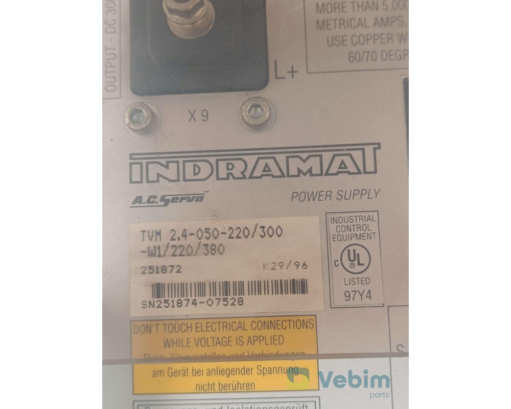 Module d'alimentation Indramat TVM TVM 2.4-050-220/300-W1/220/380 - 4