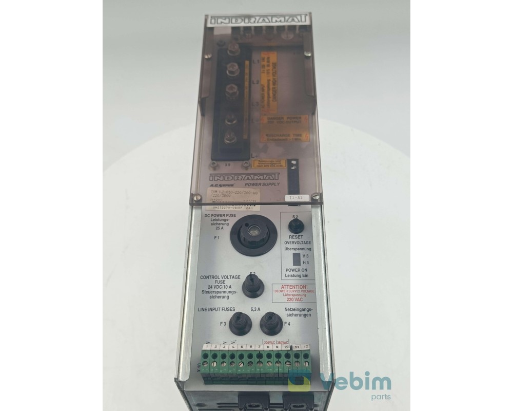 Indramat TVM power supply module TVM 1.2-050-220/300-W0/220/380 - Parts
