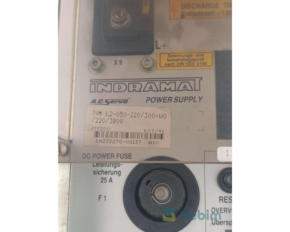 Indramat TVM power supply module TVM 1.2-050-220/300-W0/220/380 - Parts