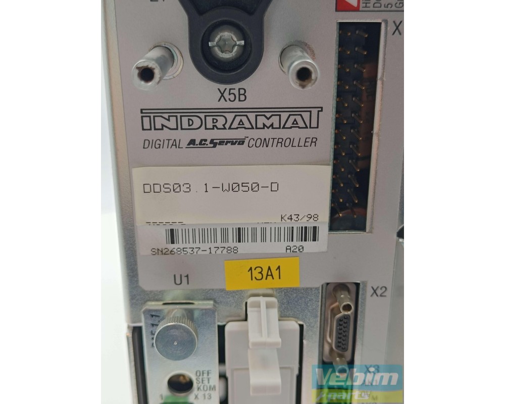 Indramat A.C. Servo Controller DDS03.1-W050D sans module logiciel - 2