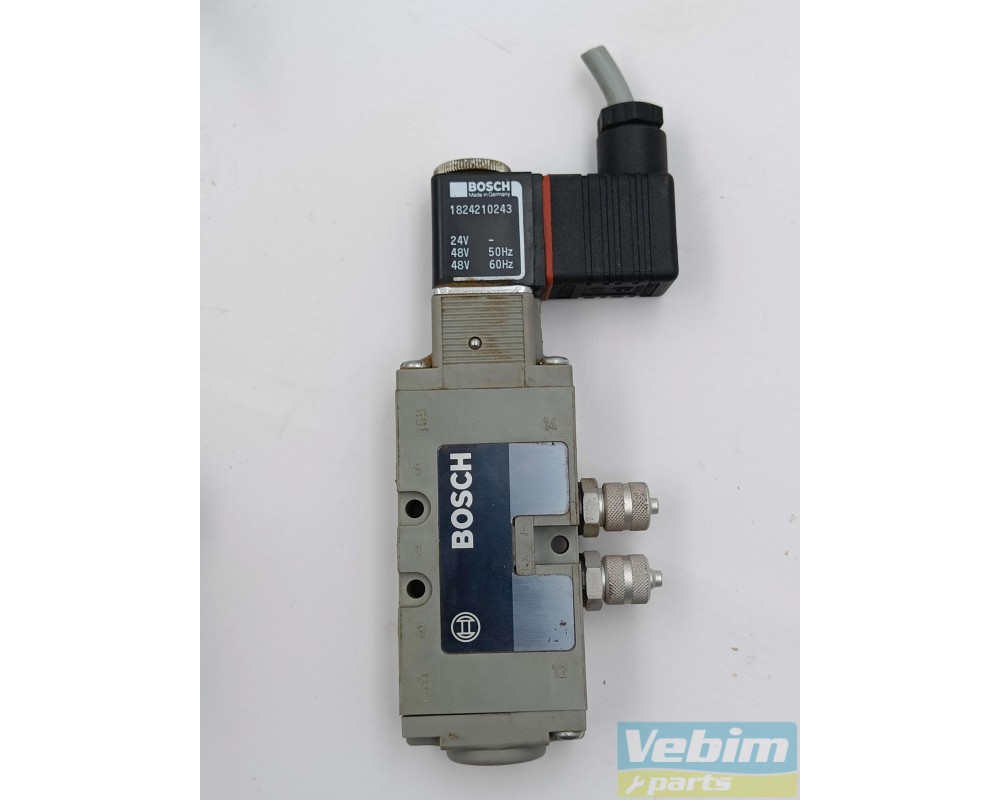 3xAventics 9180 Bosch 0 820 022 026 5/2-Wege-Magnetventil G1/8 24 VDC - 4