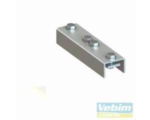 Connector assembly rail MF 41 x 41 lenght 226 mm - 1
