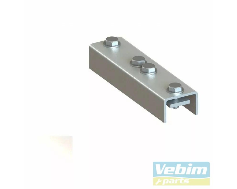 Connector voor montagerail MF 41 x 41 lengte 226 mm - - Catalogus